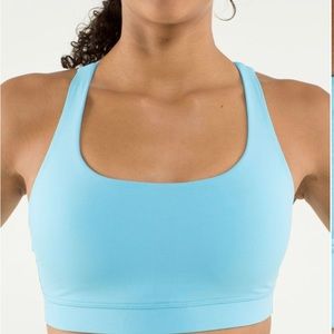 Lululemon Energy bra in blue moon